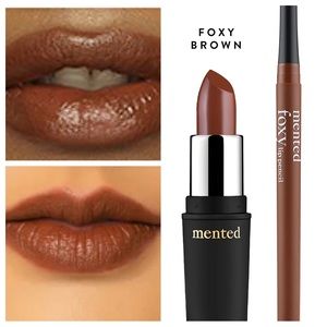 Mented Cosmetics Foxy Brown Lipstick & Pencil Lip Liner